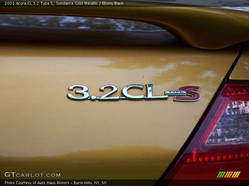 Sundance Gold Metallic / Ebony Black 2001 Acura CL 3.2 Type S