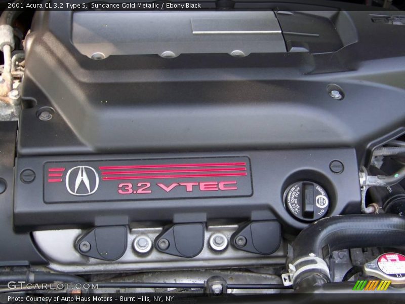 Sundance Gold Metallic / Ebony Black 2001 Acura CL 3.2 Type S