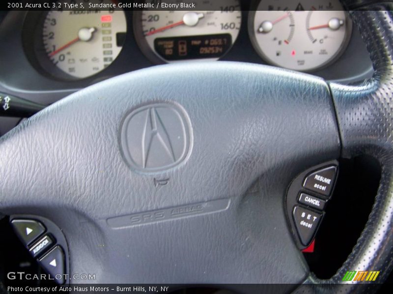 Sundance Gold Metallic / Ebony Black 2001 Acura CL 3.2 Type S