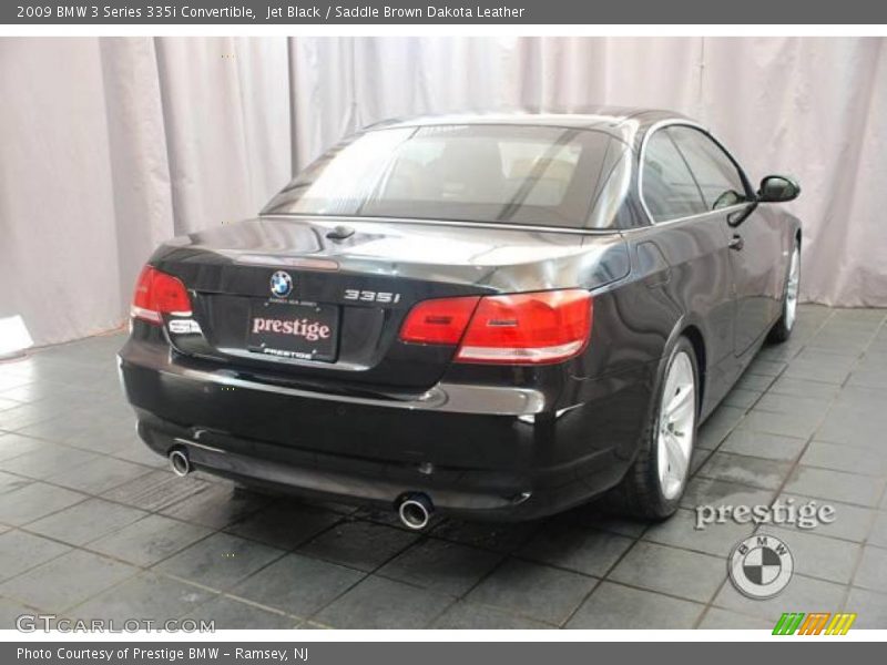 Jet Black / Saddle Brown Dakota Leather 2009 BMW 3 Series 335i Convertible