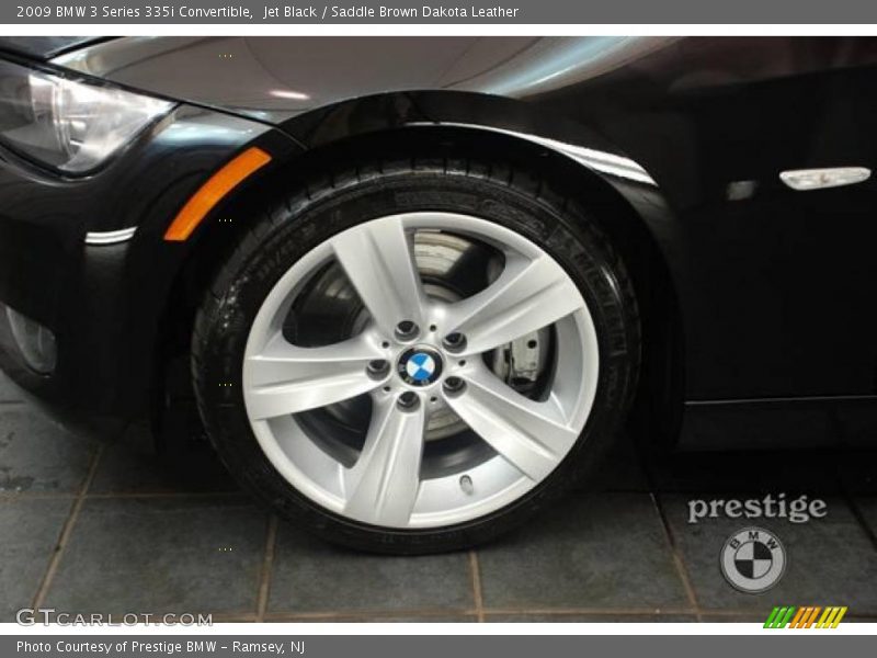 Jet Black / Saddle Brown Dakota Leather 2009 BMW 3 Series 335i Convertible