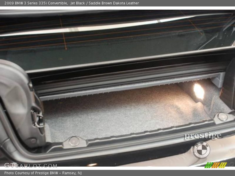 Jet Black / Saddle Brown Dakota Leather 2009 BMW 3 Series 335i Convertible