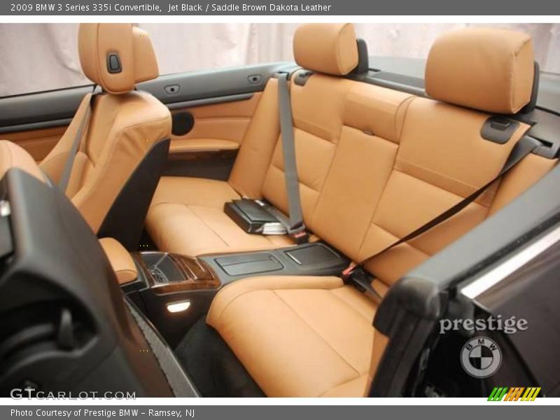 Jet Black / Saddle Brown Dakota Leather 2009 BMW 3 Series 335i Convertible