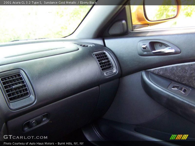 Sundance Gold Metallic / Ebony Black 2001 Acura CL 3.2 Type S