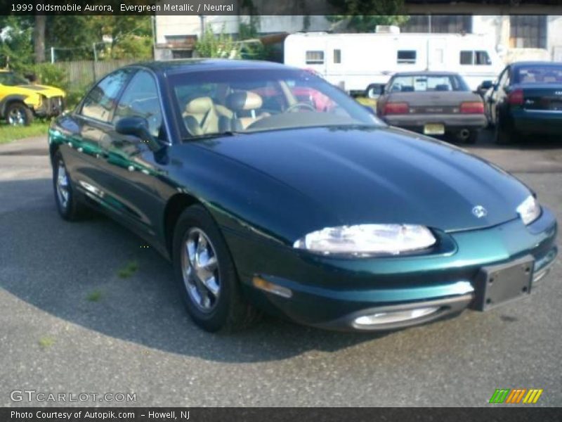 Evergreen Metallic / Neutral 1999 Oldsmobile Aurora