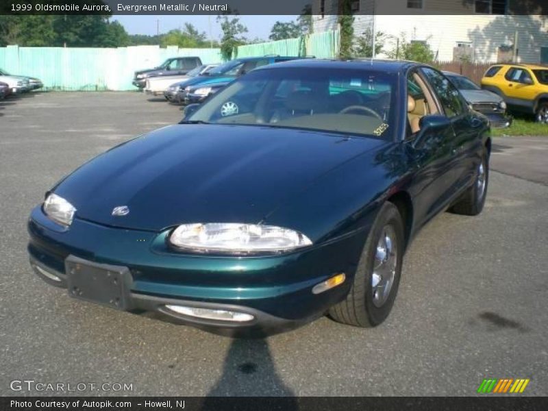 Evergreen Metallic / Neutral 1999 Oldsmobile Aurora