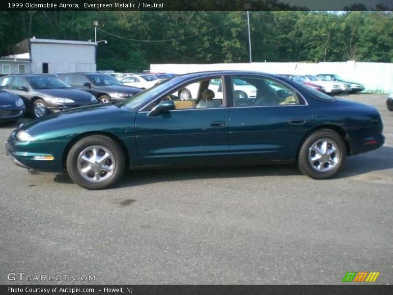 Evergreen Metallic / Neutral 1999 Oldsmobile Aurora