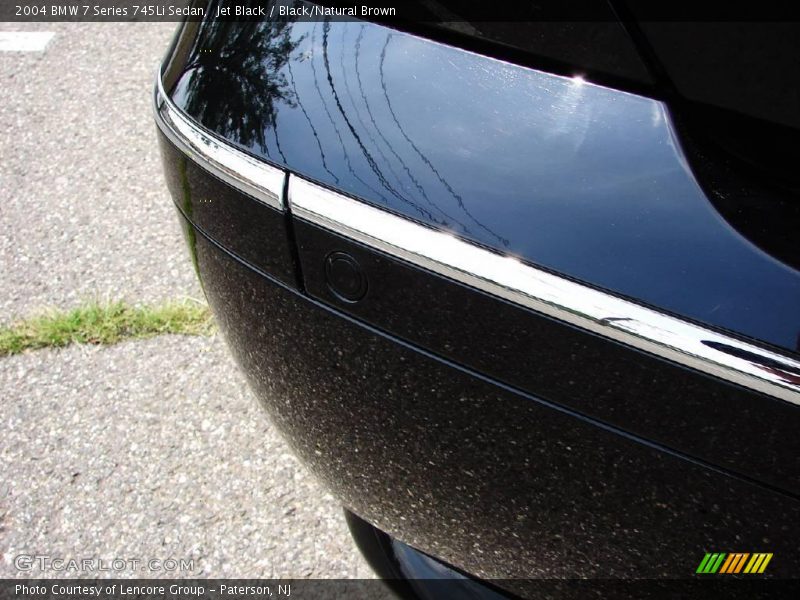 Jet Black / Black/Natural Brown 2004 BMW 7 Series 745Li Sedan