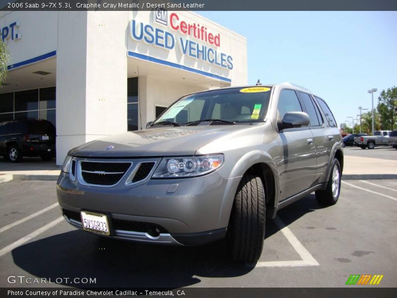 Graphite Gray Metallic / Desert Sand Leather 2006 Saab 9-7X 5.3i
