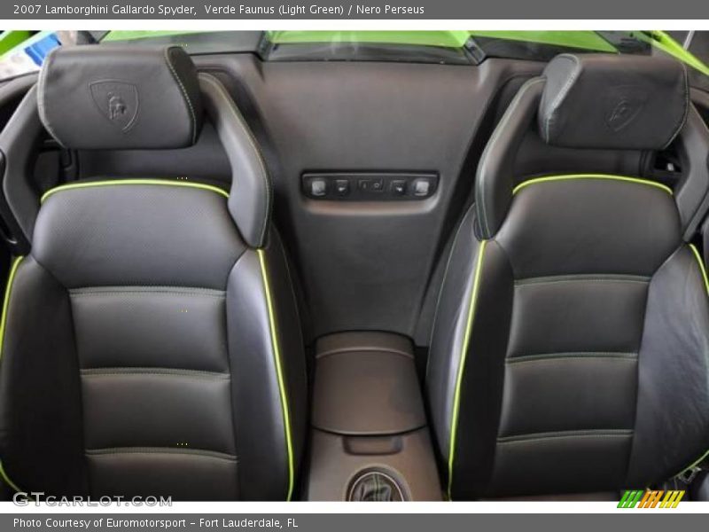  2007 Gallardo Spyder Nero Perseus Interior