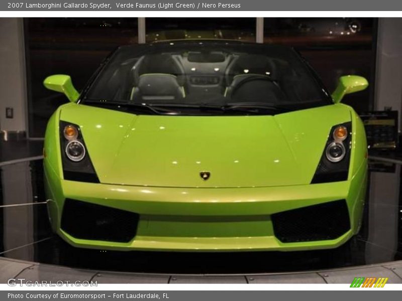 Verde Faunus (Light Green) / Nero Perseus 2007 Lamborghini Gallardo Spyder