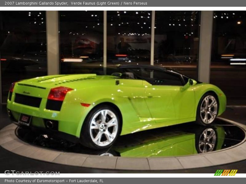 Verde Faunus (Light Green) / Nero Perseus 2007 Lamborghini Gallardo Spyder