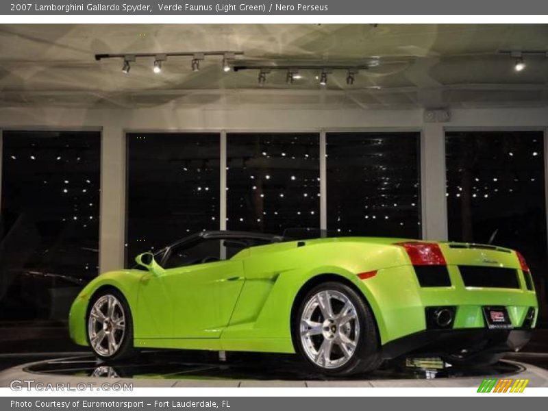 Verde Faunus (Light Green) / Nero Perseus 2007 Lamborghini Gallardo Spyder