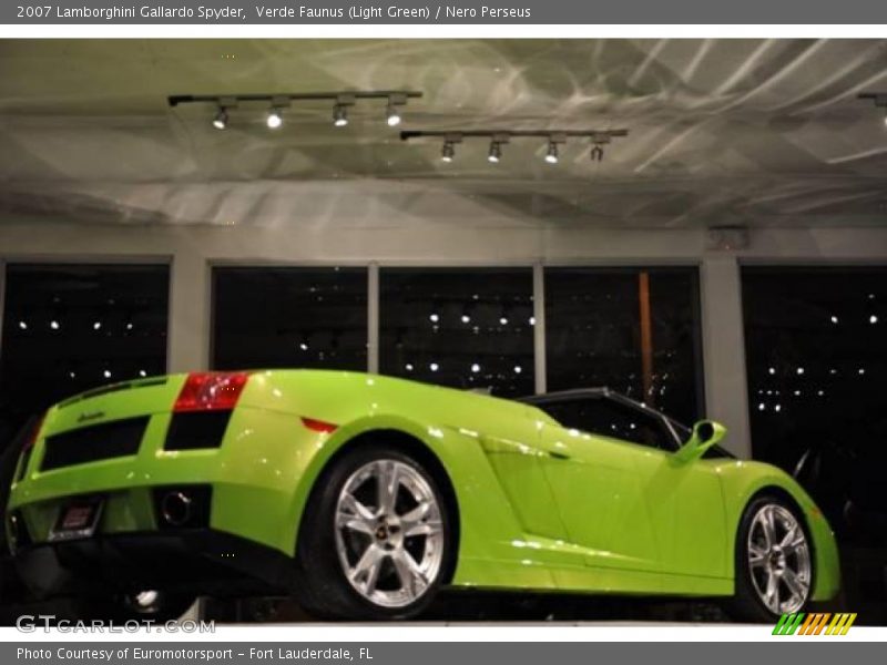 Verde Faunus (Light Green) / Nero Perseus 2007 Lamborghini Gallardo Spyder