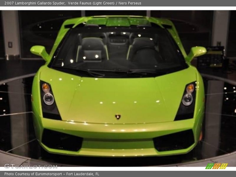 Verde Faunus (Light Green) / Nero Perseus 2007 Lamborghini Gallardo Spyder