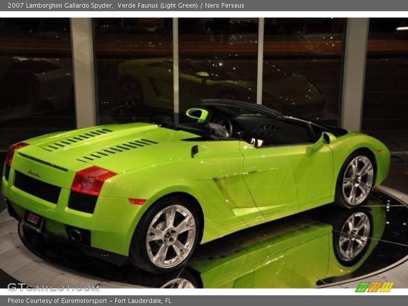 Verde Faunus (Light Green) / Nero Perseus 2007 Lamborghini Gallardo Spyder