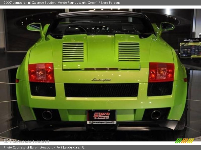 Verde Faunus (Light Green) / Nero Perseus 2007 Lamborghini Gallardo Spyder
