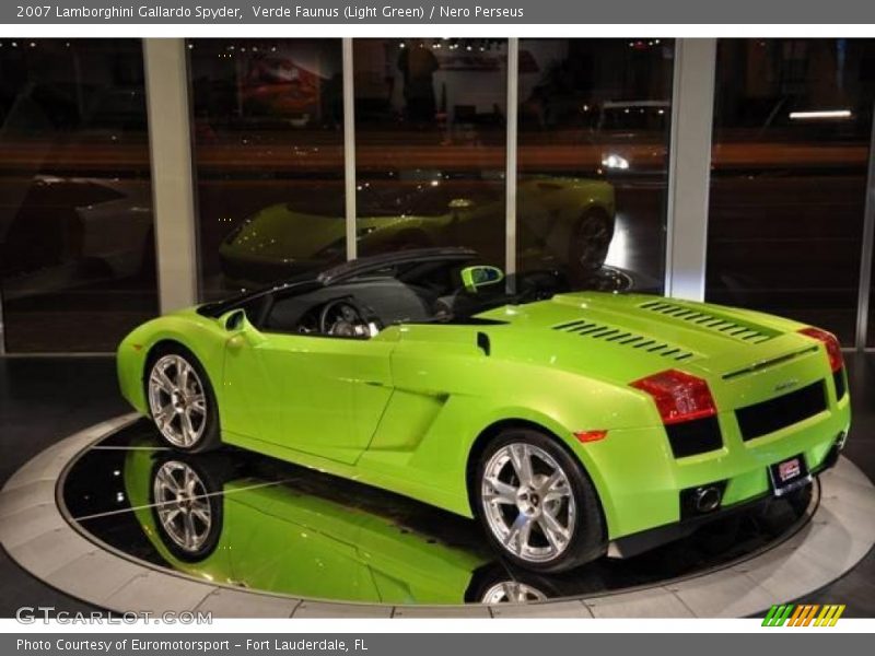 Verde Faunus (Light Green) / Nero Perseus 2007 Lamborghini Gallardo Spyder