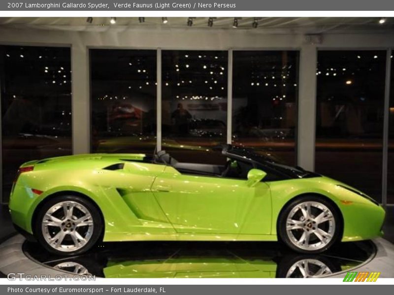 Verde Faunus (Light Green) / Nero Perseus 2007 Lamborghini Gallardo Spyder