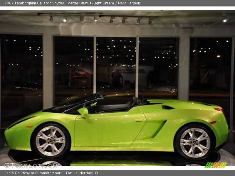 Verde Faunus (Light Green) / Nero Perseus 2007 Lamborghini Gallardo Spyder