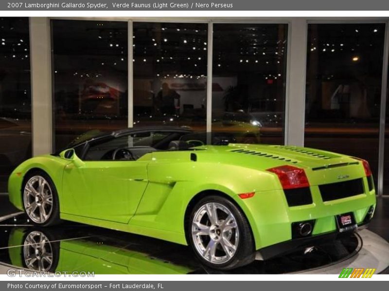 Verde Faunus (Light Green) / Nero Perseus 2007 Lamborghini Gallardo Spyder