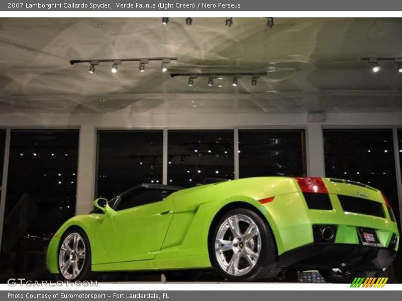 Verde Faunus (Light Green) / Nero Perseus 2007 Lamborghini Gallardo Spyder