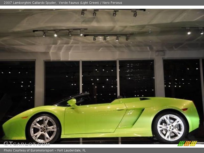 Verde Faunus (Light Green) / Nero Perseus 2007 Lamborghini Gallardo Spyder