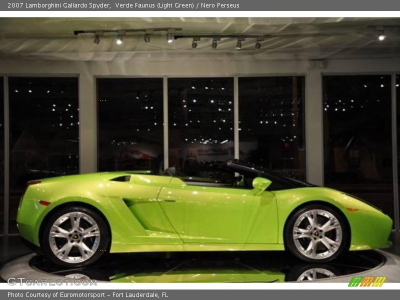 Verde Faunus (Light Green) / Nero Perseus 2007 Lamborghini Gallardo Spyder