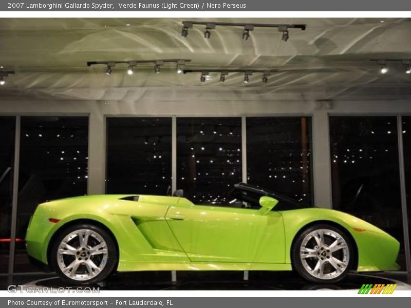 Verde Faunus (Light Green) / Nero Perseus 2007 Lamborghini Gallardo Spyder
