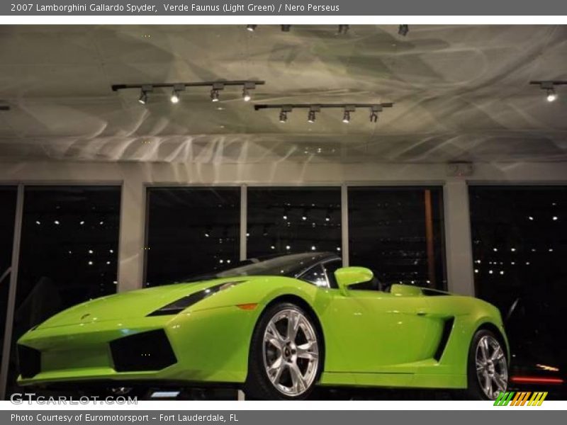 Verde Faunus (Light Green) / Nero Perseus 2007 Lamborghini Gallardo Spyder