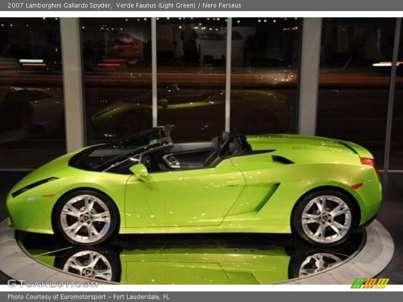 Verde Faunus (Light Green) / Nero Perseus 2007 Lamborghini Gallardo Spyder