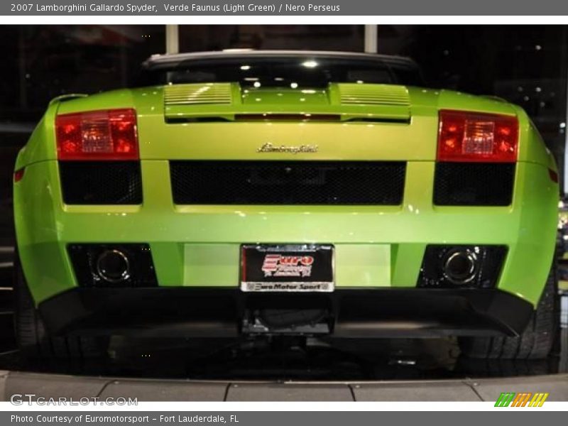 Verde Faunus (Light Green) / Nero Perseus 2007 Lamborghini Gallardo Spyder