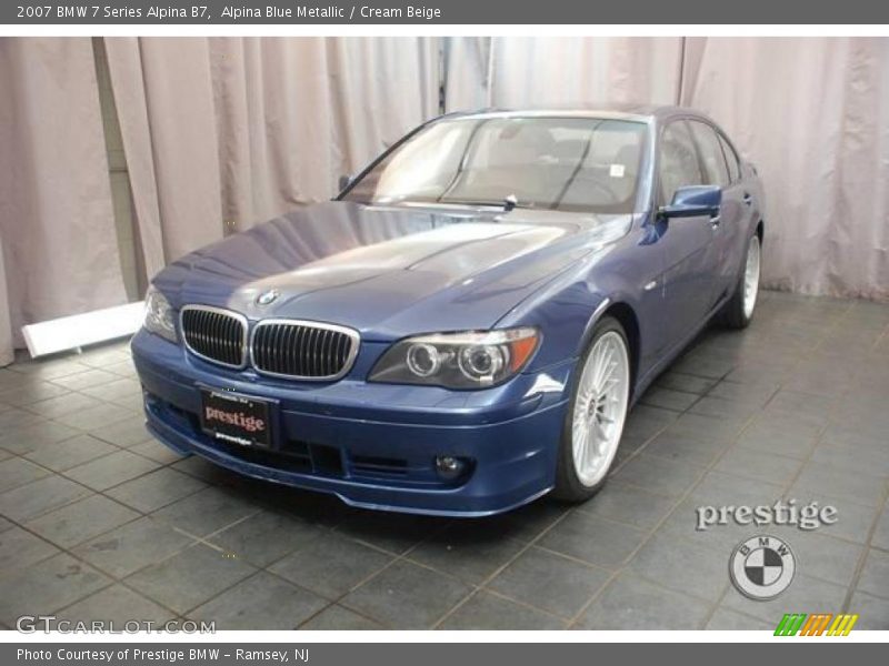Alpina Blue Metallic / Cream Beige 2007 BMW 7 Series Alpina B7