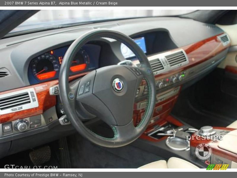 Alpina Blue Metallic / Cream Beige 2007 BMW 7 Series Alpina B7