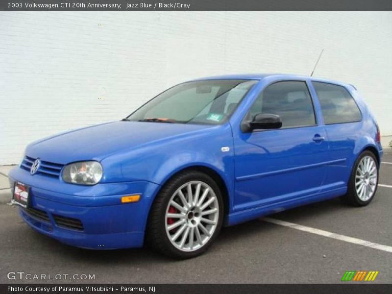 Jazz Blue / Black/Gray 2003 Volkswagen GTI 20th Anniversary