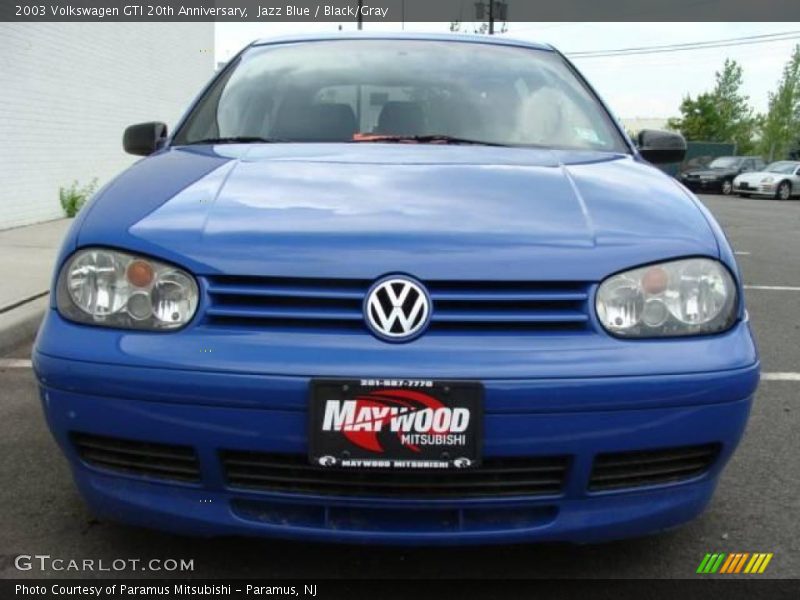 Jazz Blue / Black/Gray 2003 Volkswagen GTI 20th Anniversary