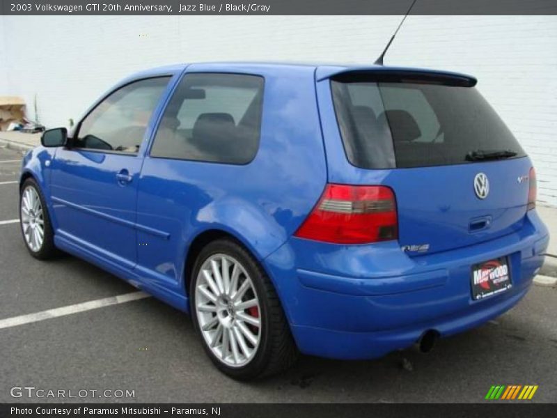 Jazz Blue / Black/Gray 2003 Volkswagen GTI 20th Anniversary