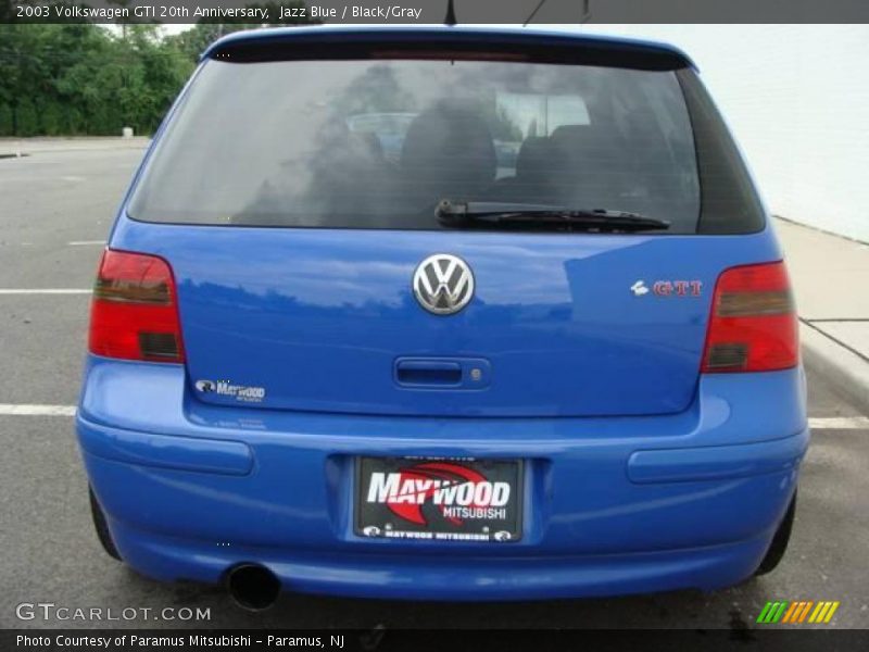 Jazz Blue / Black/Gray 2003 Volkswagen GTI 20th Anniversary
