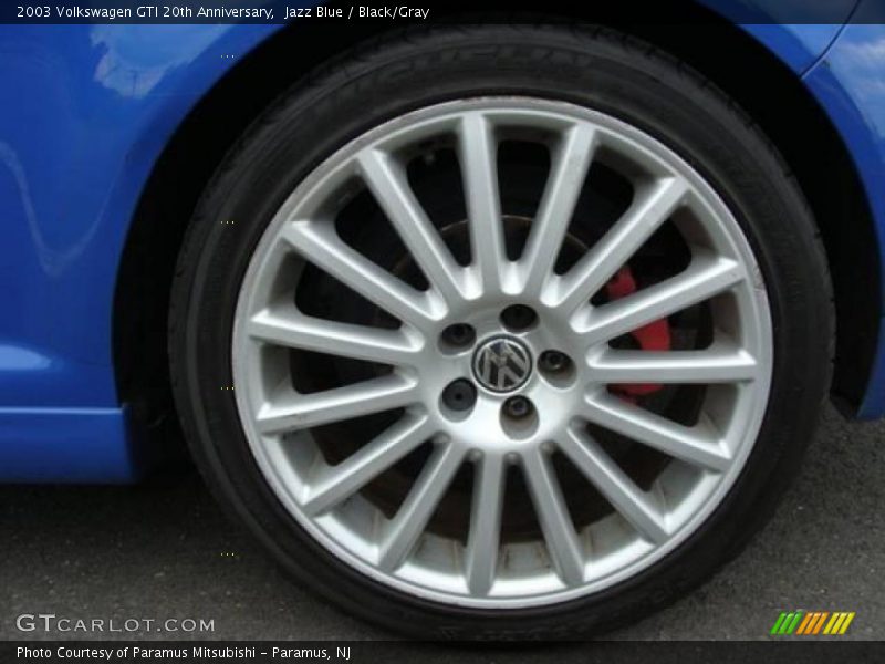Jazz Blue / Black/Gray 2003 Volkswagen GTI 20th Anniversary