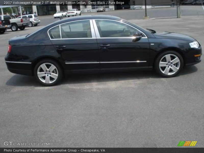 Deep Black / Pure Beige 2007 Volkswagen Passat 2.0T Wolfsburg Edition Sedan