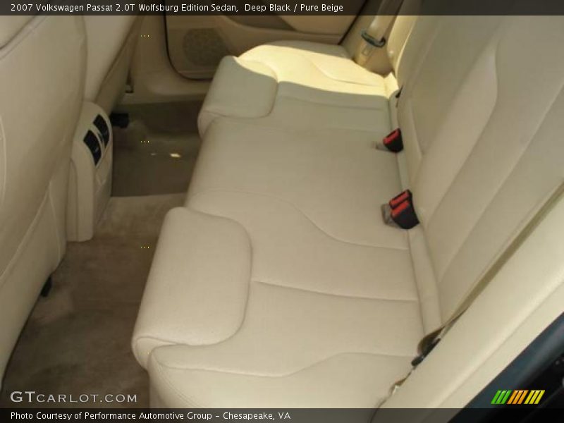 Deep Black / Pure Beige 2007 Volkswagen Passat 2.0T Wolfsburg Edition Sedan