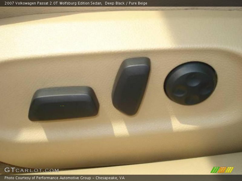 Deep Black / Pure Beige 2007 Volkswagen Passat 2.0T Wolfsburg Edition Sedan