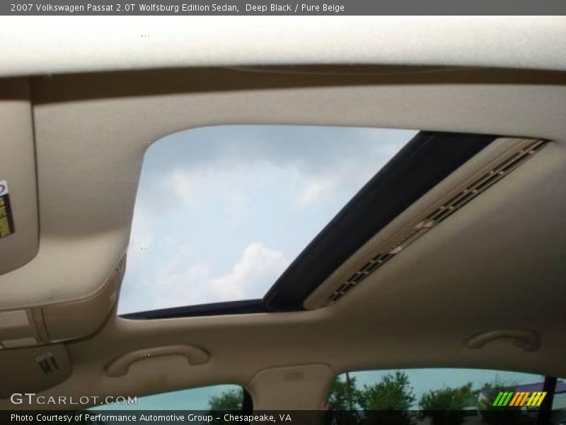 Deep Black / Pure Beige 2007 Volkswagen Passat 2.0T Wolfsburg Edition Sedan