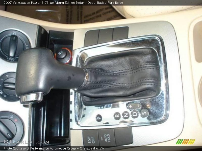 Deep Black / Pure Beige 2007 Volkswagen Passat 2.0T Wolfsburg Edition Sedan