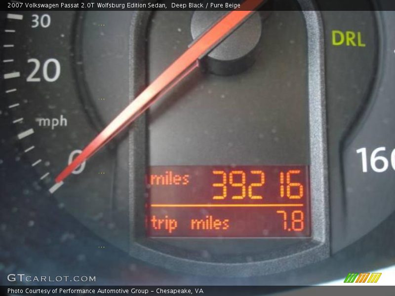 Deep Black / Pure Beige 2007 Volkswagen Passat 2.0T Wolfsburg Edition Sedan