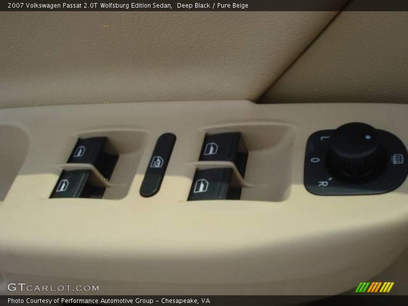 Deep Black / Pure Beige 2007 Volkswagen Passat 2.0T Wolfsburg Edition Sedan