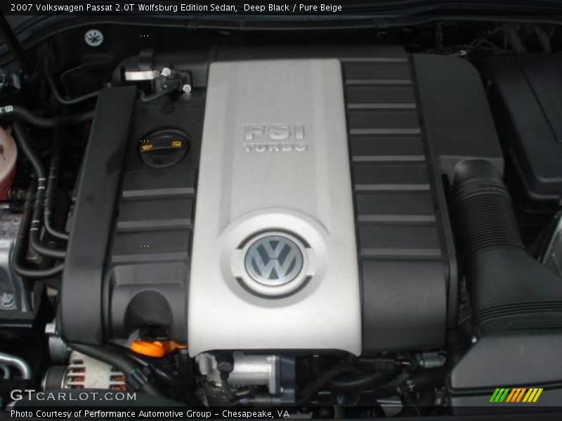 Deep Black / Pure Beige 2007 Volkswagen Passat 2.0T Wolfsburg Edition Sedan