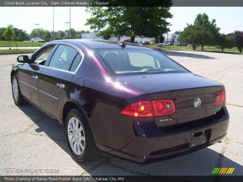 Dark Crimson Metallic / Titanium 2009 Buick Lucerne CXL