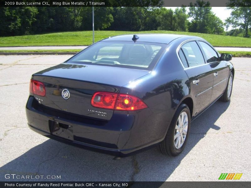 Ming Blue Metallic / Titanium 2009 Buick Lucerne CXL