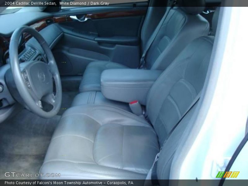 White Diamond / Dark Gray 2004 Cadillac DeVille Sedan